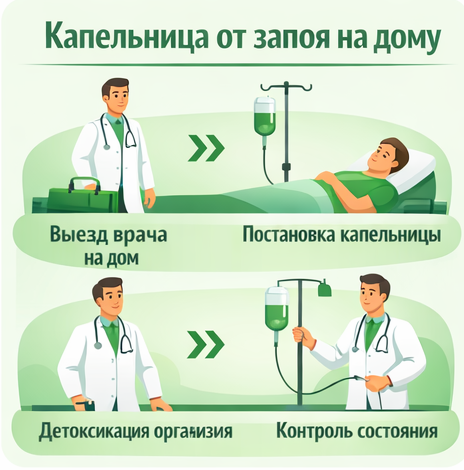 капельница от запоя в Нелидово в клинике Санати